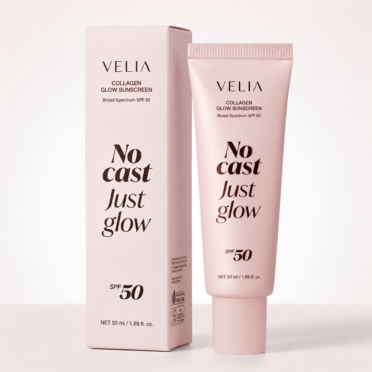 Crème solaire Collagen Glow — Protection à large spectre SPF 50